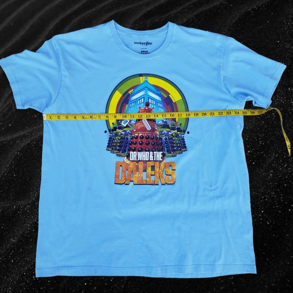 Dr Who & the Daleks Lt. Blue Tee - Picture 5 of 5